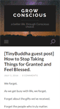 Mobile Screenshot of growconscious.com
